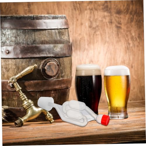 3sets S-shape Stopper for Homebrew Fermentation Silicone Pp Materials Brewing Beer Fermentation Non-bpa Easy Install