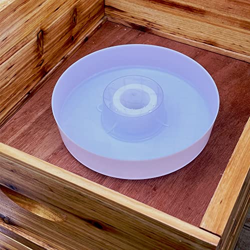 Hive Top Feeder, 2Pack Bee Hive Feeder with Bee-Safe Feeding Access | 1.8L hive top feeder designed for fewer refills, internal feeding, and seasonal colony support in 8 and 10 frame hives