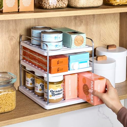 YouCopia UpSpace Cabinet Box Organizer Small, Adjustable Foil Wrap Shelf - size: Small Premium