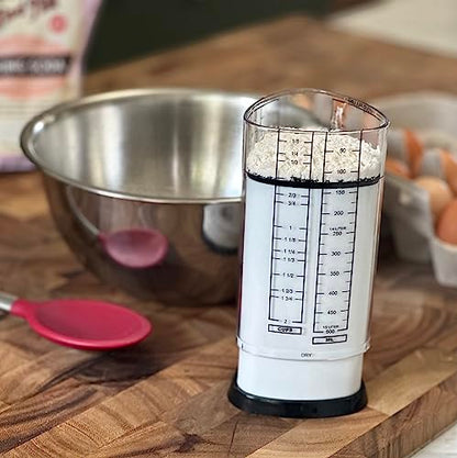 KitchenArt Pro Adjustable Measuring Set, TBL, TSP & 2 Cup Measuring Cup Set | The Essentials For Baking & Cooking | Adjustable Tablespoon, Teaspoon & 2 Cup Measuring Cup | Adjustable Measuring Tools - size: Tablespoon, Teaspoon, 2 Cup