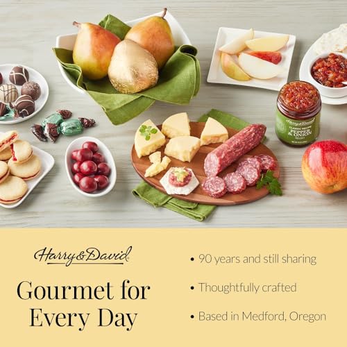 Harry & David Grand Meat And Cheese Gift Box, Food Gift Basket For All Occasions, Charcuterie Platter With 4 Cheese Blocks, 4 Sausages, 2 Sets Of Crackers, Relish & Honey Mustard Sauces - style: Grand