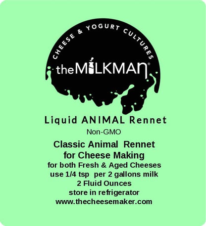 theMilkman® Natural Animal Liquid Rennet