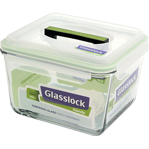 Glasslock 15-Cup Rectangle Handy Container,White - size: 15-Cup