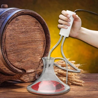 Portable Electric Siphon Pump Self Priming for Bottling Beer Liquids USB Rechargeable Compact Low Noise Leakproof with Soft Tube- tube 2m - color: tube 2m