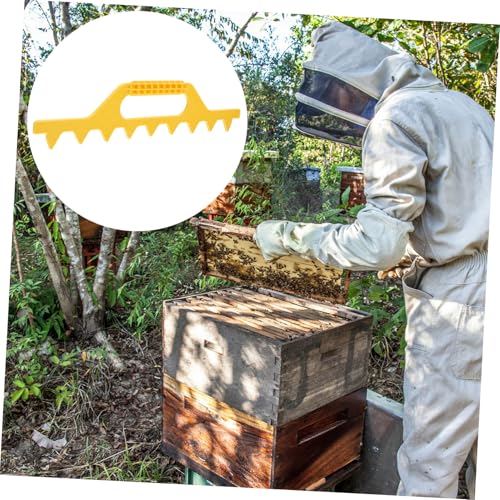 Beehive Frame Holder Tool Beekeeping Hive Spacer Tool Beehive Accessory Plastic Frame Spacer for Beekeeping Lightweight