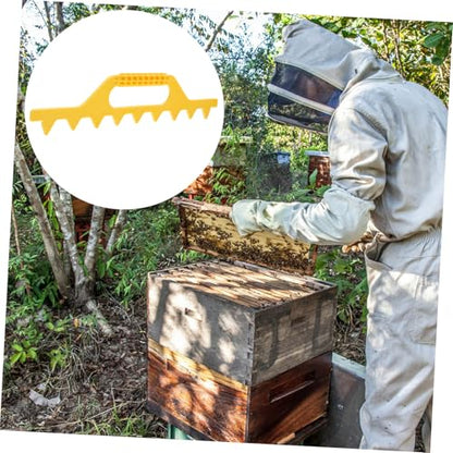 Beehive Frame Holder Tool Beekeeping Hive Spacer Tool Beehive Accessory Plastic Frame Spacer for Beekeeping Lightweight