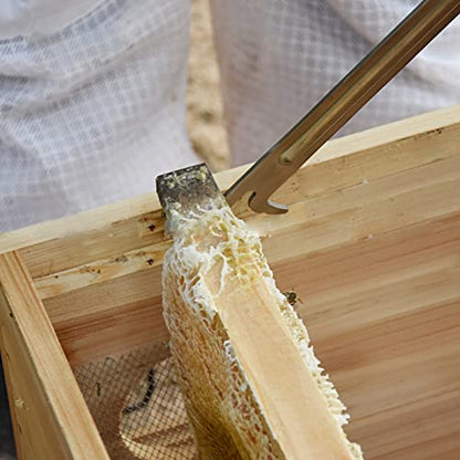 Hive Scraper Tool, Stainless Steel Extra Long Beehive Cleaning Scraper, Beekeeping Tool, Beekeeping Supplies Beekeeper Equipment Bee Hive Tool