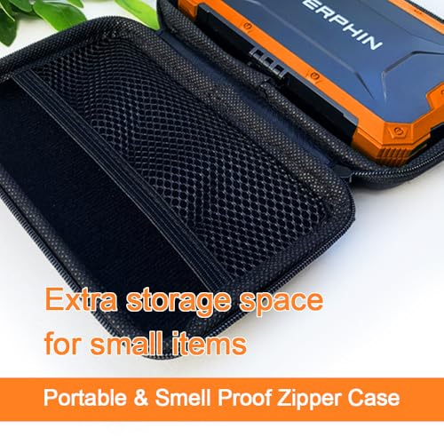 Pocket Scale, Dual Powered, Precision Gram Scale with Zipper Case, Digital Small Coin Scale, Large Backlight Display, 200g x 0.01g, 6 Weighing Units,Cal Weight, USB Cable Included - color: Orange