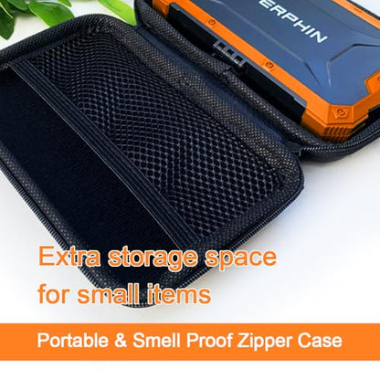 Pocket Scale, Dual Powered, Precision Gram Scale with Zipper Case, Digital Small Coin Scale, Large Backlight Display, 200g x 0.01g, 6 Weighing Units,Cal Weight, USB Cable Included - color: Orange