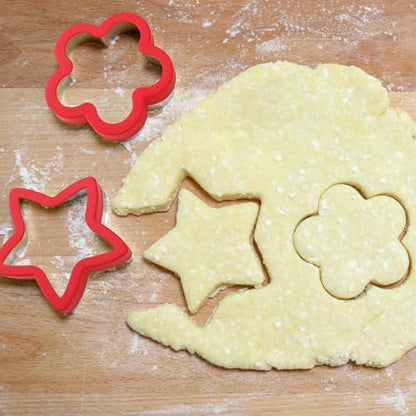 ALLTOP Star Cookie Cutters Set – 4 Pcs Different Sized Biscuit Cutter, Donut & English Muffin Cutter for Baking - color: Star