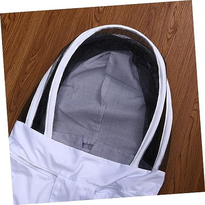 Beekeeping Suit Keeping Full Body Suit Professional Veil Hood Elastic Protection Gear XXL