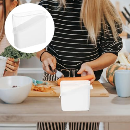 LALAFINA 2pcs Cheese Slice Storage Boxes with Lids, Fridge Cheese Holder Containers for Refrigerator Organization, Food Preservation Boxes for Kitchen and Tea Bag Sorting