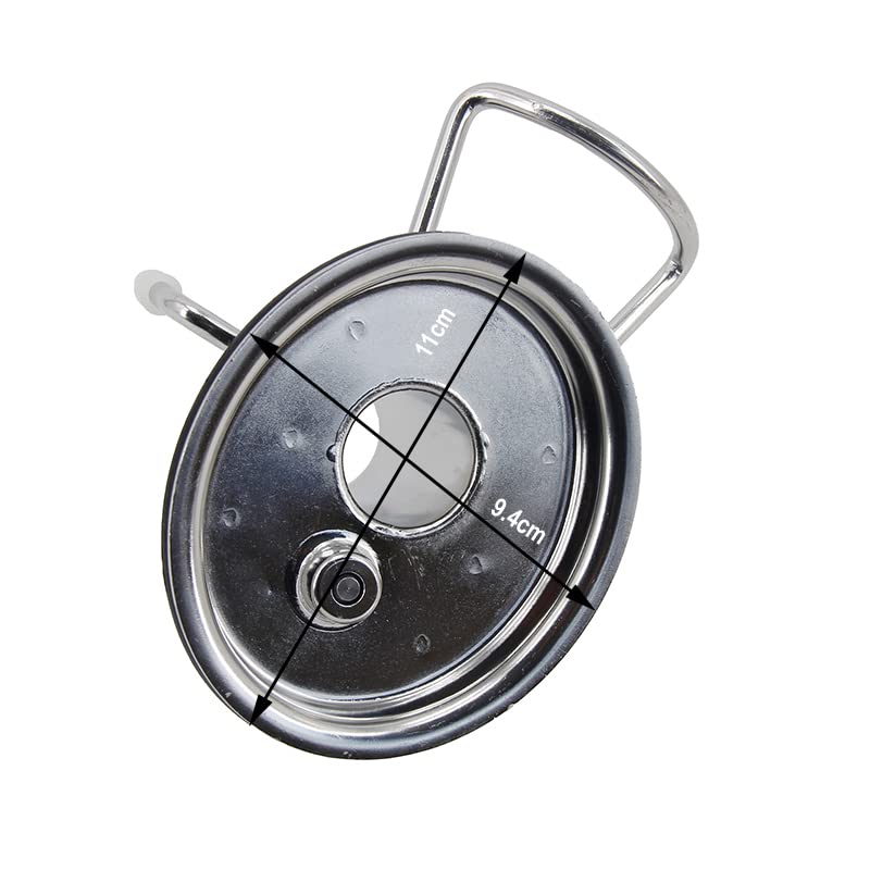 304 stainless steel Cornelius Keg Lid with 1.5'' Tri-clamp Ferrule,NEW Corny Beer Keg Lid 60PSI PRV Food Grade Dry Hopper