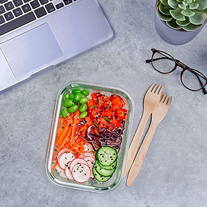KOMUEE 24 Pieces Glass Food Storage Containers Set, Meal Prep Containers, BPA-Free Airtight Glass Storage Containers with lids,Freezer, Microwave and Oven Safe,Pink - color: Pink