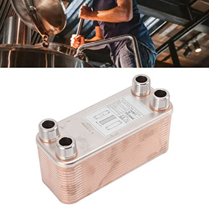 Brazed Plate Heat Exchanger Stainless Steel 304 Copper Brazed Wort Chiller for Beer Brewing Water Cooling