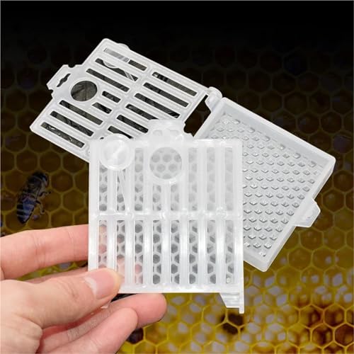 Queen Bee Cage 15pcs Queen Bee Post Cage Transparent Queen Bee Transport Cage Move Transmit Mail Box Catcher Beekeeping Supplies for Beekeeping Supplies