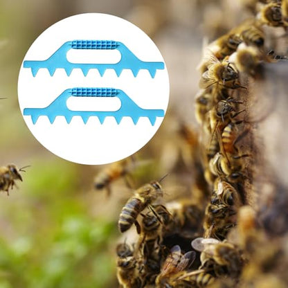 Professional 2 Pack Beekeeping Rakes Precise 7 Frame Spacers For Accurate Measurements Outdoor Hives Management Rakes