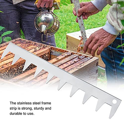 Beehive Frame Spacers, Stainless Steel Beehive Frame Strip, Bee Box Spacing Tool Beekeeping Equipment for Beekeeper Honey Super Box or Brood Box