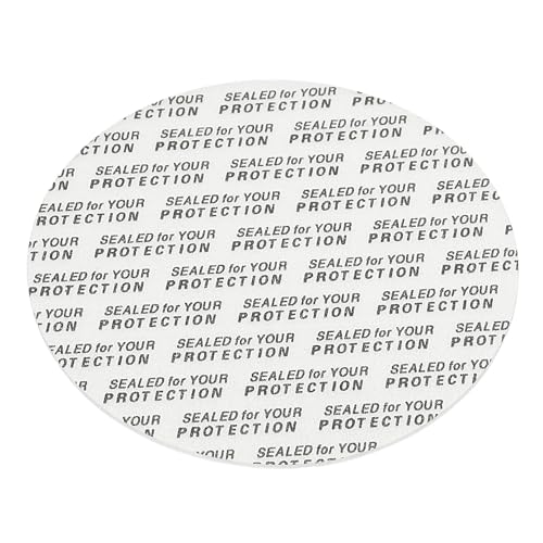 PATIKIL 63mm/2.48" Foam Lid Liner, 50Pack PS Foam Resistant Tamper Pressure Sensitive Seal for Bottle Cap Liners Seals - size: 63mm