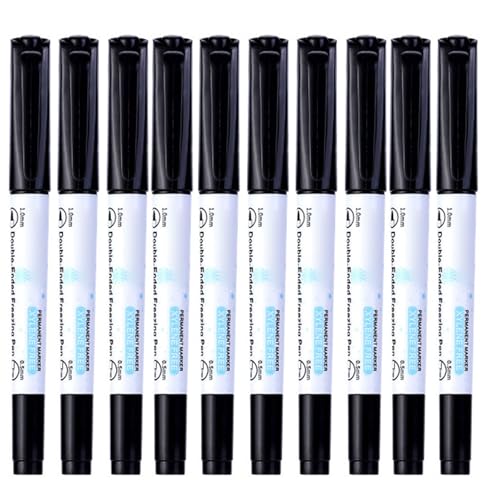 Marker Cold Writing Marker Pen Set for Cold Storage Writing on Glass and Metal Surfaces in Freezers Quick Dry - color: Black