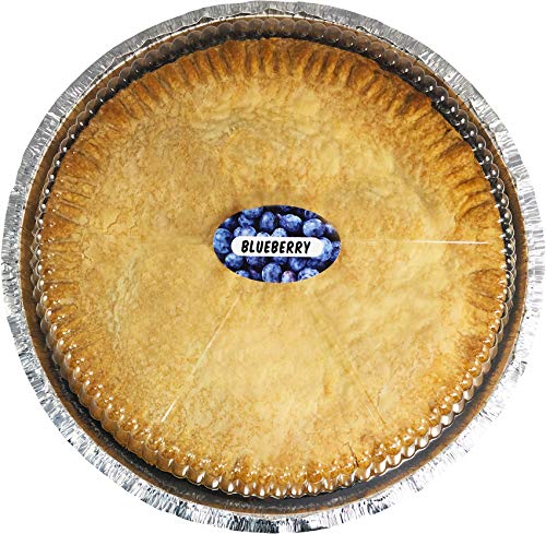 Blueberry Grocery Store Food Labels 1.25 x 2 Inch Oval Shape 500 Total Adhesive Stickers - color: Blueberry