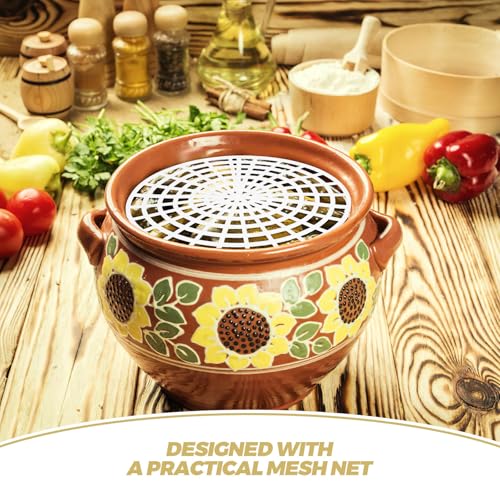 VOSAREA 5pcs Pickles Jar Weight Press Pickles Tool Fermentation Food Plastic Mesh Jar Press Plate for Fermentation Vegetable Canning Supplies