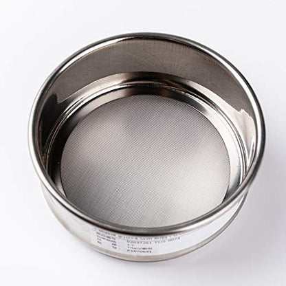 φ10×4.5cm 55 Mesh 304 Stainless Lab Sieves Economy Test Sieve 304 Stainless Steel Wire Cloth（0.315mm） - size: φ10×4.5cm 55 Mesh(0.315mm)