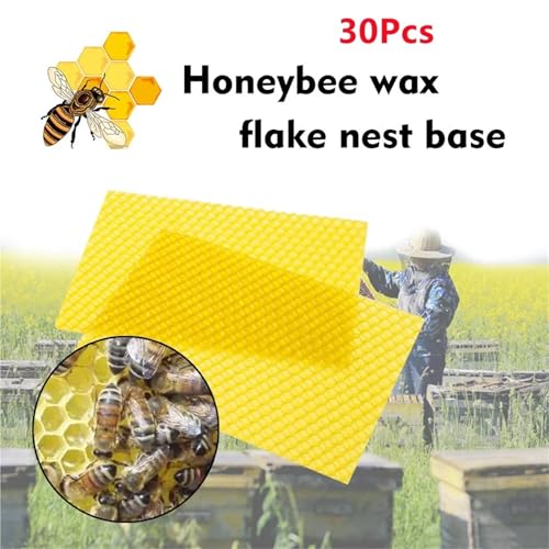 Beekeeping Supplies, 30 Honeycomb Beeswax Foundat Sheets, Beehive Wax Fe Bottom Paper, Beekeeping Tools