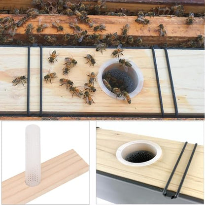 Bee Feeder Bee Frame Feeder for Bee Hive Water Food Feeder Bee Feeding Tools Beehive Frame Feeder for Beekeeping (6L Black)
