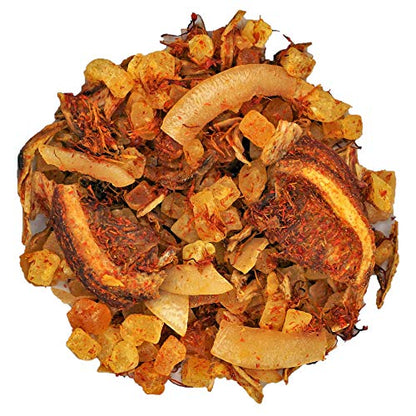 Kombucha.com Pure Passion Colada BREW BOOSTER - Super Premium Passionfruit Coconut Blend w/ Botanicals for Creating Store Quality Kombucha, Flavored Iced Tea, Sangria, and More - All Natural, Loose Leaf, Caffeine Free, No Artificial Flavors, Immunity Boos