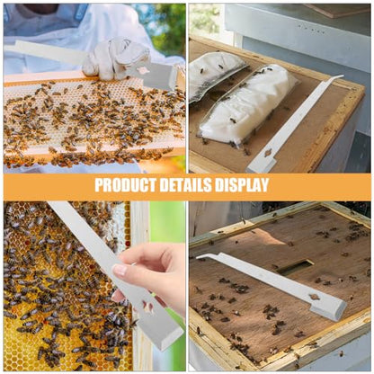 VANZACK Professional Beekeeping Tools Set Silver Steel Hive Scraper Beehive Box