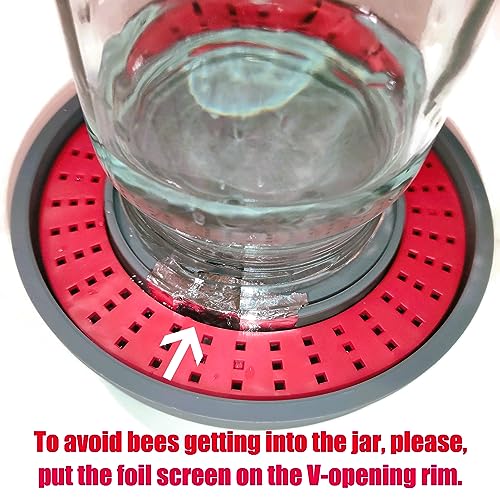 ZAVHOZ Bees Feeding Bowl Bee Feeder Hive Water Drinker Sugar Syrup Drinking Dispenser Tool Plastic Mesh Dish Beehive Watering Station Apiary Accessory Beekeeping Honey Production (Yellow) - color: Yellow