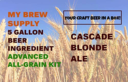 Cascade Blonde Ale Advanced All Grain Beer Ingredient Recipe Kit by My Brew Supply