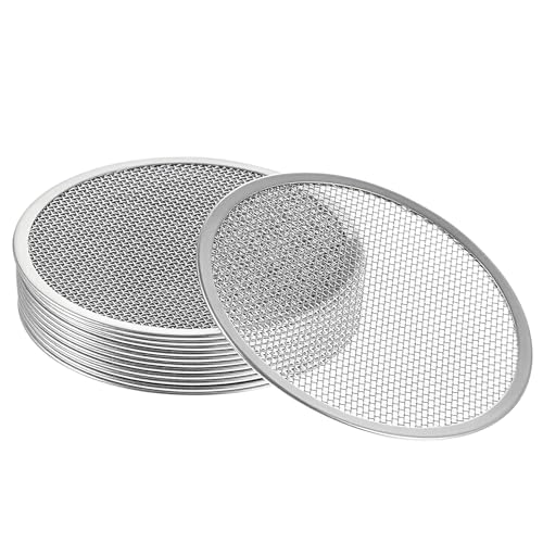 12-Pack Sprouting Jar Lids,Sprout Lids for Mason Jars,304 Stainless Steel Strainer Set,304 Food-Grade Strainer Caps for Wide-Mouth Mason Jars,Grow Alfalfa,Mung Bean Sprouts at Home