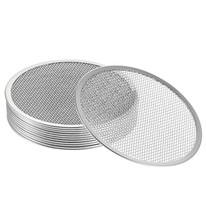 12-Pack Sprouting Jar Lids,Sprout Lids for Mason Jars,304 Stainless Steel Strainer Set,304 Food-Grade Strainer Caps for Wide-Mouth Mason Jars,Grow Alfalfa,Mung Bean Sprouts at Home