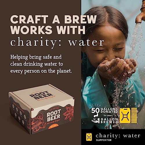 Craft A Brew - DIY Make Your Own Craft Root Beer - Complete Equipment and Supplies - Starter Home Brewing Kit - 1 Gallon - style: Root Beer Kit