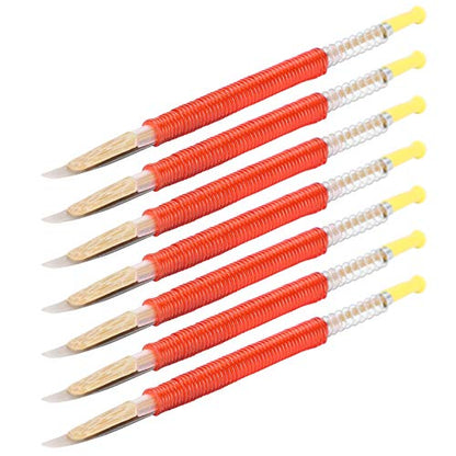 25 Piece Beekeeping Larvae Grafting Tool Kit with Horn Tongue and Spring Plunger, Stainless Steel Queen Rearing Needle for Apiculture and Beekeeping