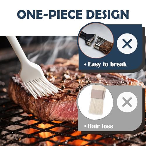 Meat Brush for Basting,Heat Resistant Silicone | 3PCS,Oil Butter Sauce Marinades for BBQ Grill Meat Brushes,Food-grade