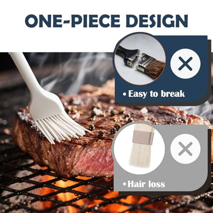 Meat Brush for Basting,Heat Resistant Silicone | 3PCS,Oil Butter Sauce Marinades for BBQ Grill Meat Brushes,Food-grade