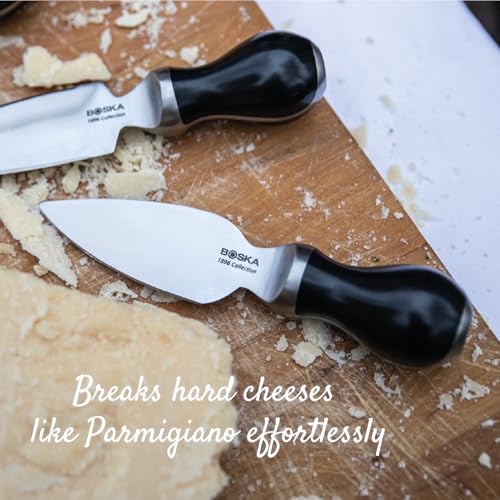 BOSKA Parmesan Knife Pro 110mm - Premium Quality - Stainless Steel - for Hard Cheeses Like Parmesan - 1896 Collection - style: Parm knife