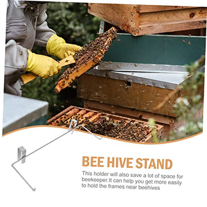1pc Beekeeping Frame Holder Beehive Stand for Efficient Hive Management Professional Beekeeping Tool for Frame Storage and Organization