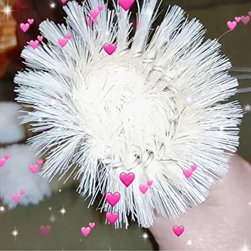 NewFerU Stainless Steel Soda Bottle Cleaning Brush in Natural Boar Bristle Wool Tip, Long Handle, Flexible Bendable Thick Wire Cleaner for Narrow Neck Water Baby Bottles Straw Pipe Tube Flask (Round) - color: Round