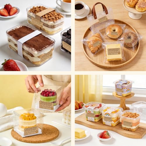 180 PCS Allergy Stickers for Cake,Kraft Paper Food Allergy Warning Labels,Ingredients Label Sticker for Bakery,Food Bag,Restaurant,Kitchen(1.1x2.2inch)
