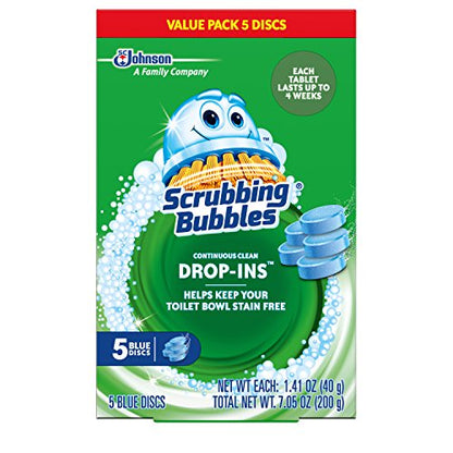 Scrubbing Bubbles Toilet Cleaning Bundle with Continuous Clean Tablets and Mega Shower Foamer Spray