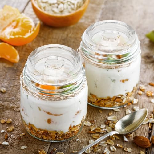 Wide Mouth Mason Jar Fermentation Glass Weight Lid, Heavy Jar Weight for Pickles and Fermentor Use, Multi-function Sturdy Glass Fermenting Cover