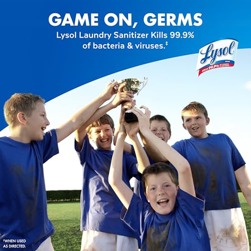 Lysol Tough Odor Eliminator Laundry Sanitizer Additive, Sanitizing Liquid for Gym Clothes and Activewear, 0% Bleach, Eliminates Odor Causing Bacteria, 90oz - size: 90 Fl Oz (Pack of 1)