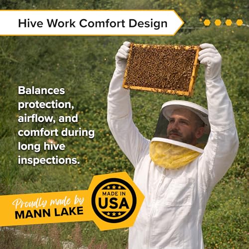 Mann Lake Alexander Veil, Cloth Binding Summer Bee Head Veil, Breathable Mesh Netting Cover, Hot Weather Beekeeping Headgear Protection for Cool, Comfortable, All Day Wear - style: Elastic
