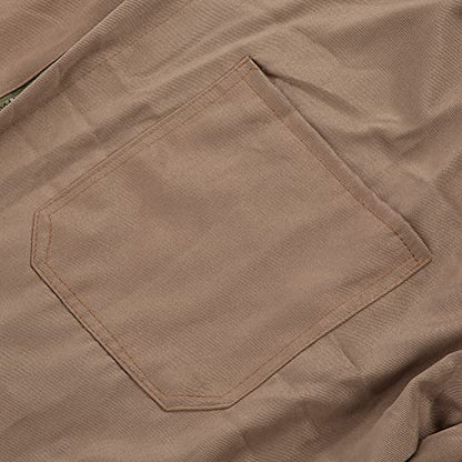 Breathable Bee Suits for Beekeepers Protective Suit with Zipper Light Brown (XL) - size: X-Large