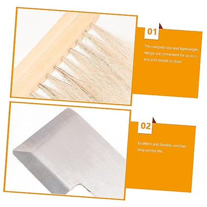 LABRIMP Beekeeping Kit Beehive Tool Brush and j Hook Beehive Beekeeping Tools Compact Lightweight Set