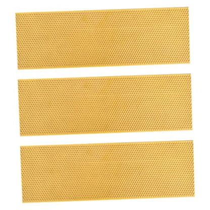 SUPVOX 3pcs Plastic Deep Hive Foundation for Beekeeping Orange Bee Nest Base Smooth Surface Reliable Plastic Material for Increased Honey Production